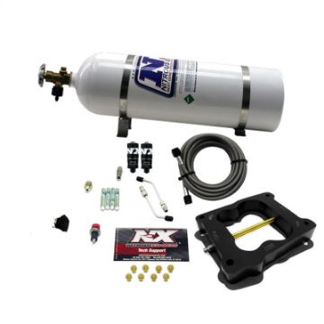 Picture of Nitrous Express Q - JetHolley Spread Bore Hitman Nitrous Kit (100 - 150 - 200HP) w15lb Bottle