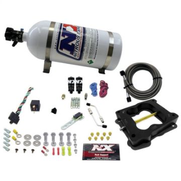 Picture of Nitrous Express Q - JetHolley Spread Bore Hitman Plus Nitrous Kit (50 - 200HP) w10lb Bottle
