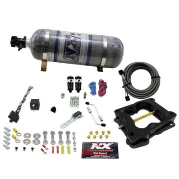 Picture of Nitrous Express Q - JetHolley Spread Bore Hitman Plus Nitrous Kit wComposite Bottle