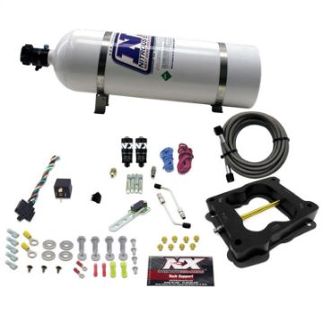 Picture of Nitrous Express Q - JetHolley Spread Bore Hitman Plus Nitrous Kit (50 - 200HP) w15lb Bottle