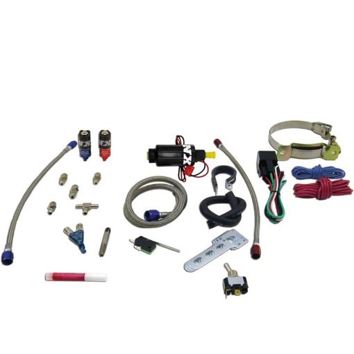 Picture of Nitrous Express 2 Cyl Piranha Nitrous Kit (V - Twins wSingle Carb) wo Bottle