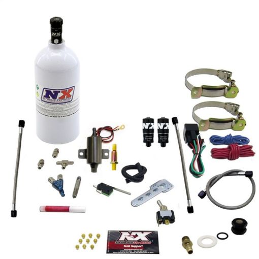 Picture of Nitrous Express 2 Cyl Piranha Nitrous Kit (V - Twins wSingle Carb) w2.5lb Bottle