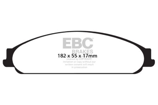 Picture of EBC 04 - 07 Ford Five Hundred 3.0 Redstuff Front Brake Pads