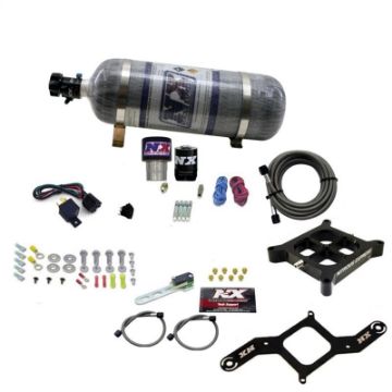 Picture of Nitrous Express Single Entry Crossbar RNC .178 4150 Flange Nitrous Kit (250 - 650HP) wCompsite Bottle