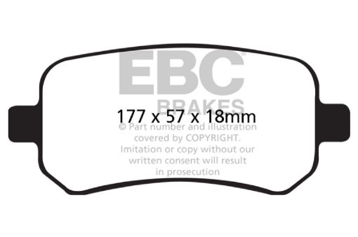 Picture of EBC 04 - 07 Ford Freestar 3.9 Greenstuff Front Brake Pads