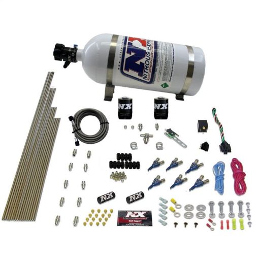 Picture of Nitrous Express V6AN Gasoline EFI Nitrous Kit (150 - 375HP) w10lb Bottle