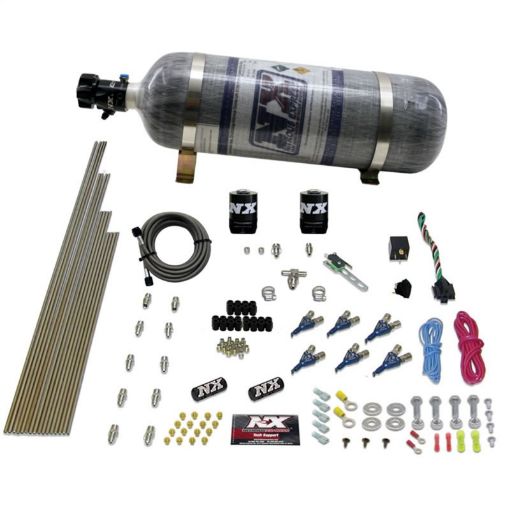 Picture of Nitrous Express V6AN Gasoline EFI Nitrous Kit (150 - 375HP) wComposite Bottle