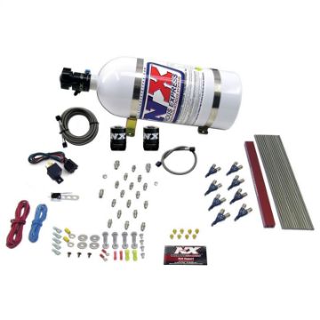 Picture of Nitrous Express GM LT1LS1 Pro Piranha Nozzle Gas Nitrous Kit w10lb Bottle