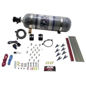 Picture of Nitrous Express GM LT1LS1 Pro Piranha Nozzle Gas Nitrous Kit wComposite Bottle
