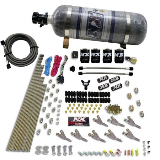 Picture of Nitrous Express Vortech Nozzle Nitrous Kit w12lb Composite Bottle