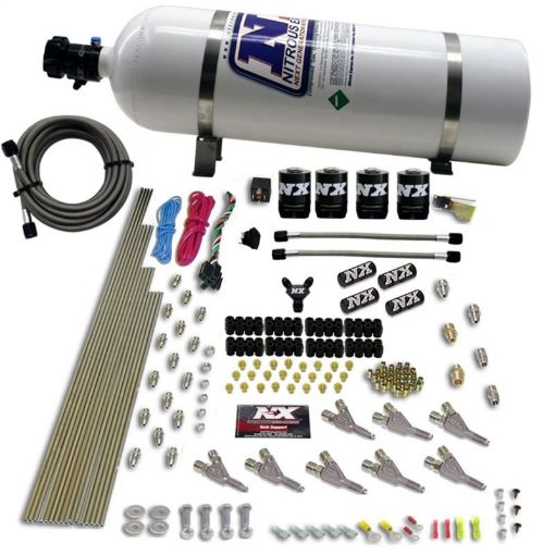 Picture of Nitrous Express Vortech Nozzle Nitrous Kit w15lb Bottle