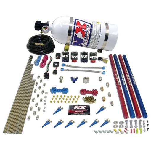 Picture of Nitrous Express SharkGas (200 - 600HP) 2 Solenoid Nitrous Kit wo Bottle