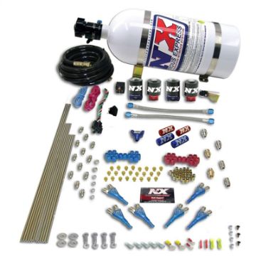 Picture of Nitrous Express Pro - ShkAlc 4 Solenoids Nitrous Kit (250 - 650HP) wComposite Bottle