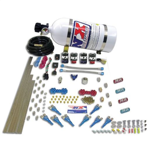 Picture of Nitrous Express Street Shark Gas 4 Solenoids Nitrous Kit (100 - 150 - 250HP) wo Bottle