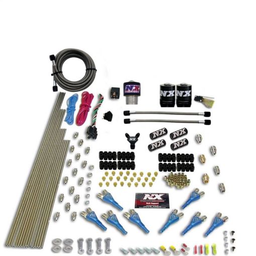 Picture of Nitrous Express Pro - ShkGas 2 Fuel 1 Supershark Solenoid Nitrous Kit (200 - 600HP) wo Bottle