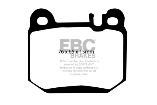 Picture of EBC 04 - 07 Maserati Quattroporte 4.2 Yellowstuff Rear Brake Pads