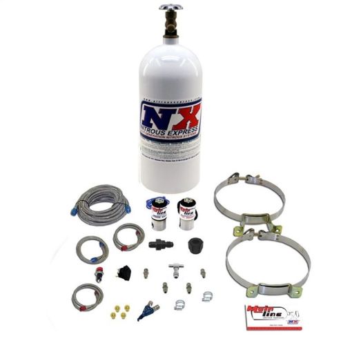 Picture of Nitrous Express Mainline EFI Single Nozzle Nitrous Kit w10lb Bottle