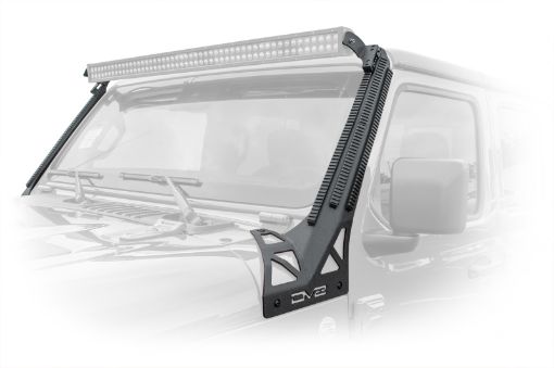 Picture of DV8 Offroad 2018 JLGladiator Picatinny Rail A - Pillar Pod LED Light Mount