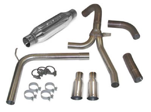 Picture of SLP 19982002 Chevrolet Camaro LS1 LoudMouth Cat - Back Exhaust System w 3.5in Slash Cut Tips