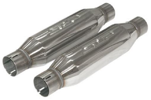 Picture of SLP Exhaust LoudMouth 2.5in Inlet Outlet Bullet - Type Resonator