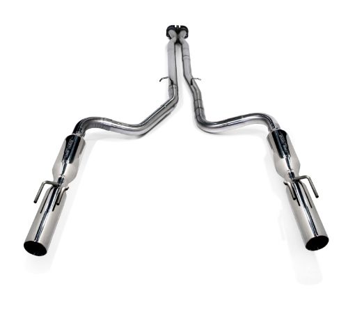 Picture of SLP 2005 - 2006 Pontiac GTO LS2 LoudMouth II Cat - Back Exhaust System w PowerFlo X - Pipe