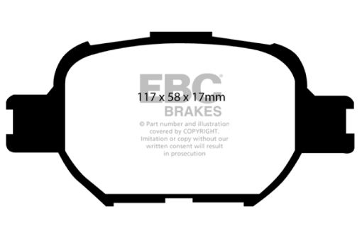Picture of EBC 04 - 10 Scion TC 2.4 Redstuff Front Brake Pads