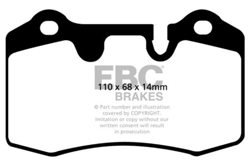 Picture of EBC 04 - 12 Aston Martin DB9 5.9 Bluestuff Rear Brake Pads