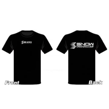 Picture of Snow Performance T - shirt Black wWhite Logo - Small