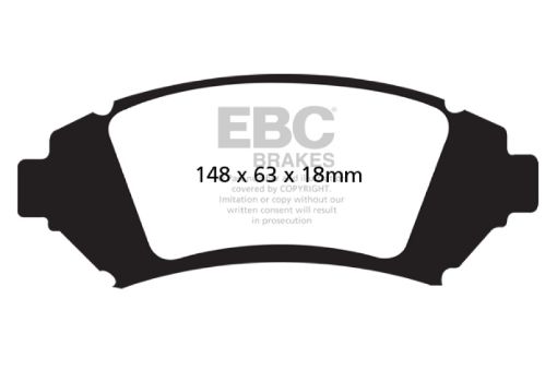 Picture of EBC 05 Buick Le Sabre (FWD) 3.8 (16in Wheels) Ultimax2 Front Brake Pads