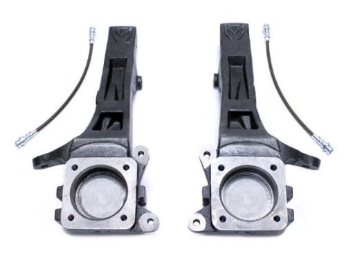 Picture of MaxTrac 05 - 18 Toyota Tacoma 2WD 6 Lug 4in Front Lift Spindles wExtended DOT Compliant Brake Lines