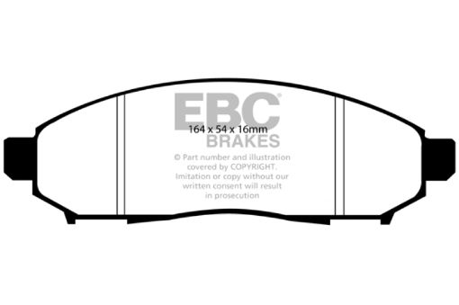 Picture of EBC 05 Nissan Frontier 2.5 2WD Greenstuff Front Brake Pads