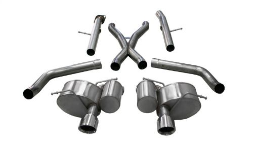 Picture of Corsa 2012 - 2021 Jeep Grand Cherokee SRT 2.75in Dual Rear Xtreme Cat - Back Exhaust