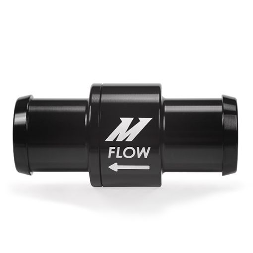 Picture of Mishimoto One - Way Check Valve 34in Aluminum Fitting - Black