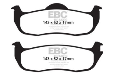 Picture of EBC 05 - 06 Infiniti QX56 5.6 (Bosch) Extra Duty Rear Brake Pads