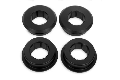 Picture of BMR 08 - 18 Dodge Challenger Rear Lower Delrin Control Arm Bushing Kit - Black