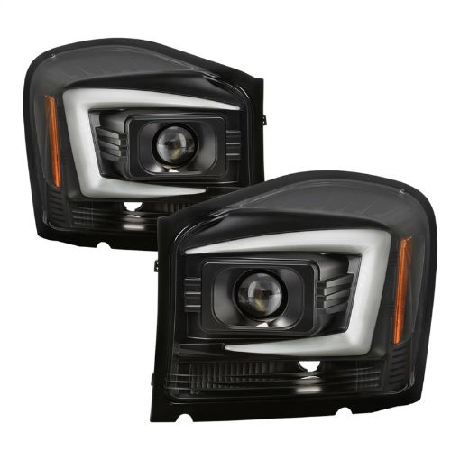 Picture of Spyder 04 - 06 Dodge Durango Projector Headlights - Black PRO - YD - DDU04 - LB - BK