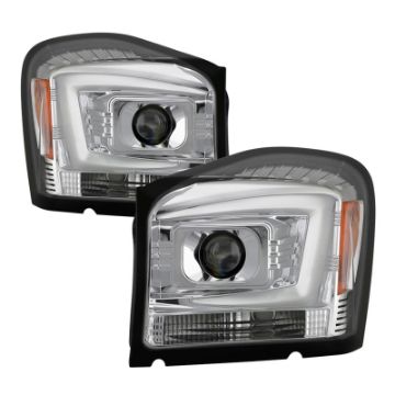 Picture of Spyder 04 - 06 Dodge Durango Projector Headlights - Chrome PRO - YD - DDU04 - LB - C