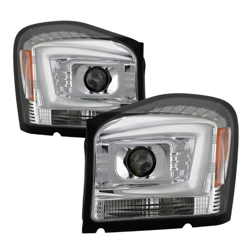 Picture of Spyder 04 - 06 Dodge Durango Projector Headlights - Chrome PRO - YD - DDU04 - LB - C