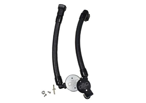 Picture of JL 07 - 14 Ford Mustang GT500 Oil Separator 3.0 Passenger Side (Remote Mount) - Clear Anodized