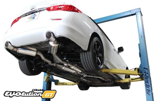 Picture of GReddy 16 Infiniti Q50 Evolution (RWD ONLY) GT Cat - Back Exhaust
