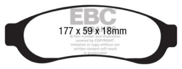 Picture of EBC 05 - 07 Ford F350 (inc Super Duty) 5.4 DRW 2WD Extra Duty Rear Brake Pads