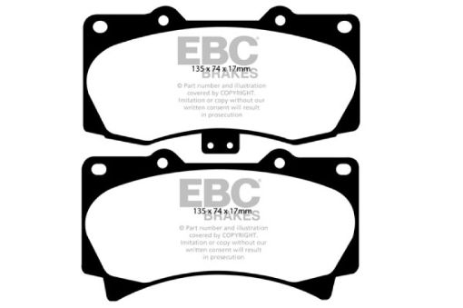 Picture of EBC 05 - 07 Hummer H3 3.5 Greenstuff Front Brake Pads