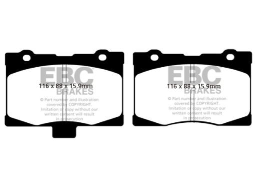 Picture of EBC 05 - 08 Acura RL 3.5 Ultimax2 Front Brake Pads