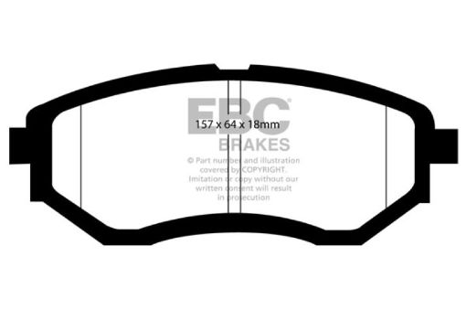 Picture of EBC 05 - 08 Subaru Tribeca 3.0 Extra Duty Front Brake Pads