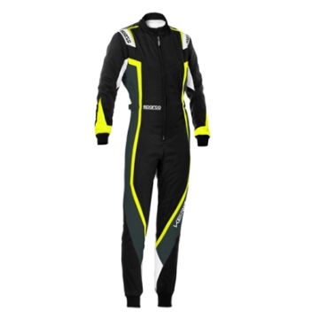 Picture of Sparco Suit Kerb Lady - Large BLKYEL