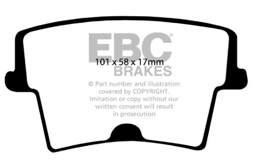 Picture of EBC 05 - 09 Chrysler 300 2.7 Greenstuff Rear Brake Pads