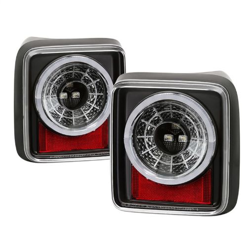Picture of Spyder 19 - 20 Jeep Wrangler - Full LED Tail Lights - Seq Turn Signal - Black ALT - YD - JW19 - SEQ - BK