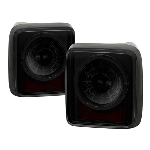 Picture of Spyder 19 - 20 Jeep Wrangler - Full LED Tail Lights - Seq Turn Sign - Black Smoke ALT - YD - JW19 - SEQ - BSM