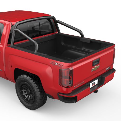 Picture of EGR 14 - 19 Chevrolet Silverado 1500 Black Powder Coat S - Series Sports Bar