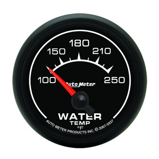 Picture of Autometer ES 2 - 116in 100 - 250 Deg F Water Temperature Gauge - Electric